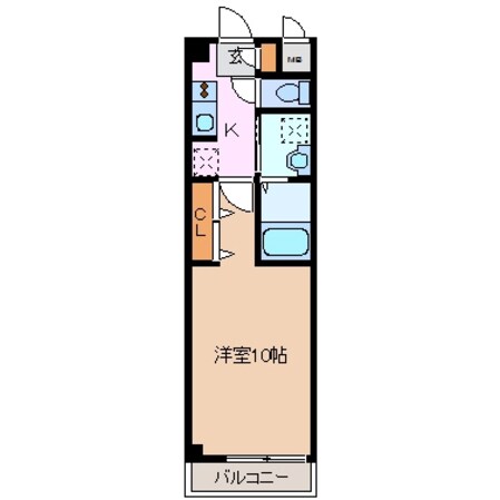 川越富洲原駅 徒歩15分 3階の物件間取画像